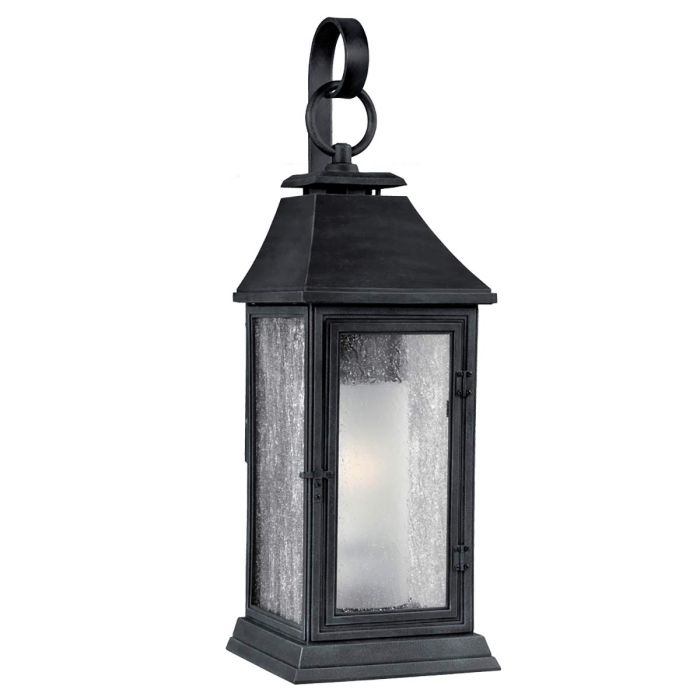 Shepherd 2 Light Medium Wall Lantern Dark Weathered Zinc - FE-SHEPHERD-2M