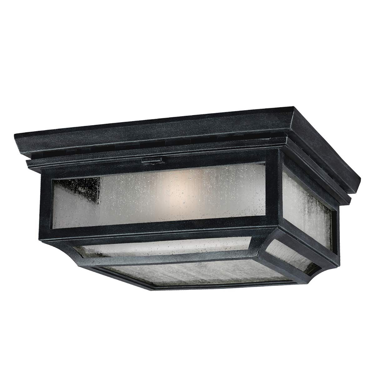 Shepherd 2 Light Flush Mount Light Dark Weathered Zinc - FE-SHEPHERD-F