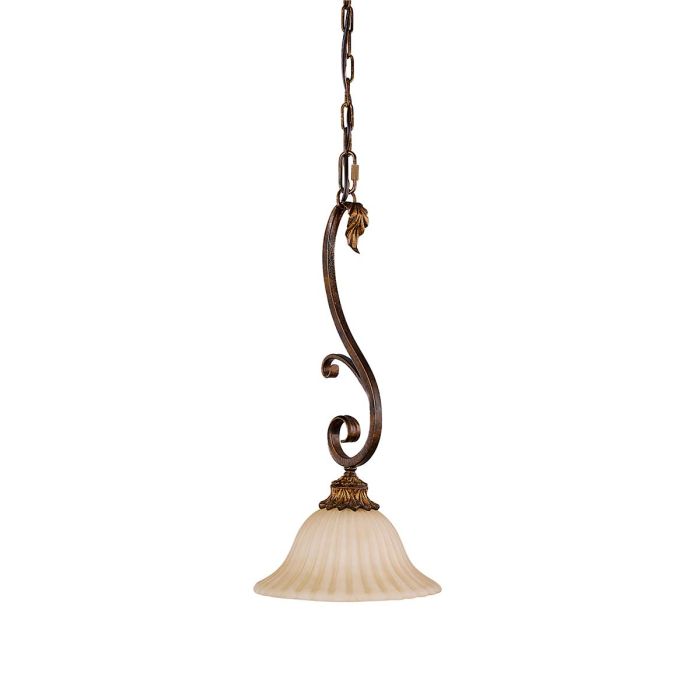 Sonoma Valley 1 Light Mini Pendant Aged Tortoise Shell - FE-SONOMAVALLEY-P