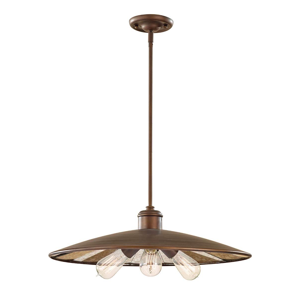 Urban Renewal 3 Light Large Pendant Astral Bronze - FE-URBANRWL-3P-E