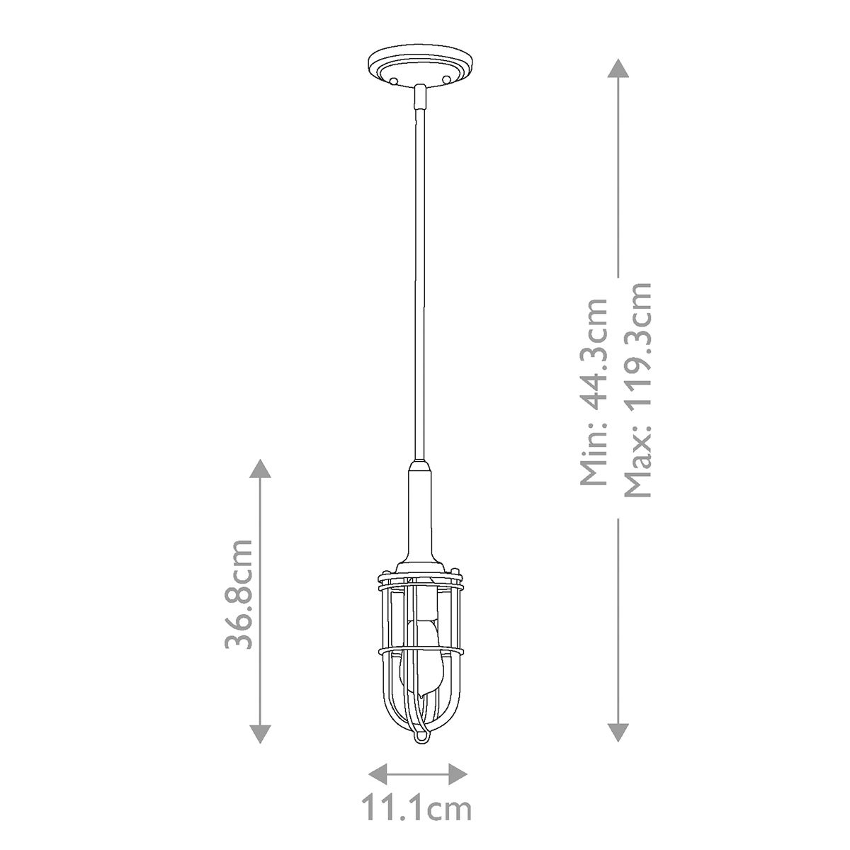 Urban Renewal Pendant Light Dark Antique Brass - FE-URBANRWL-P-J