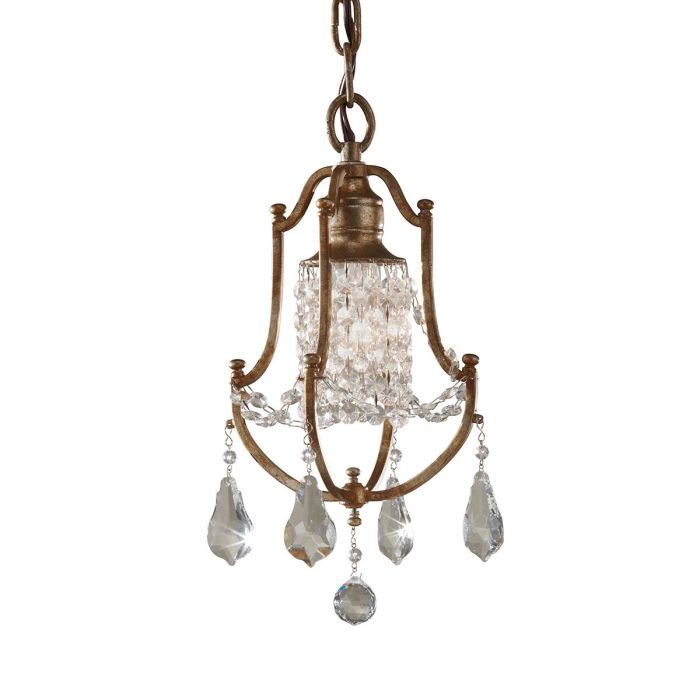 Valentina 1 Light Mini Pendant Oxidized Bronze - FE-VALENTINA-MP