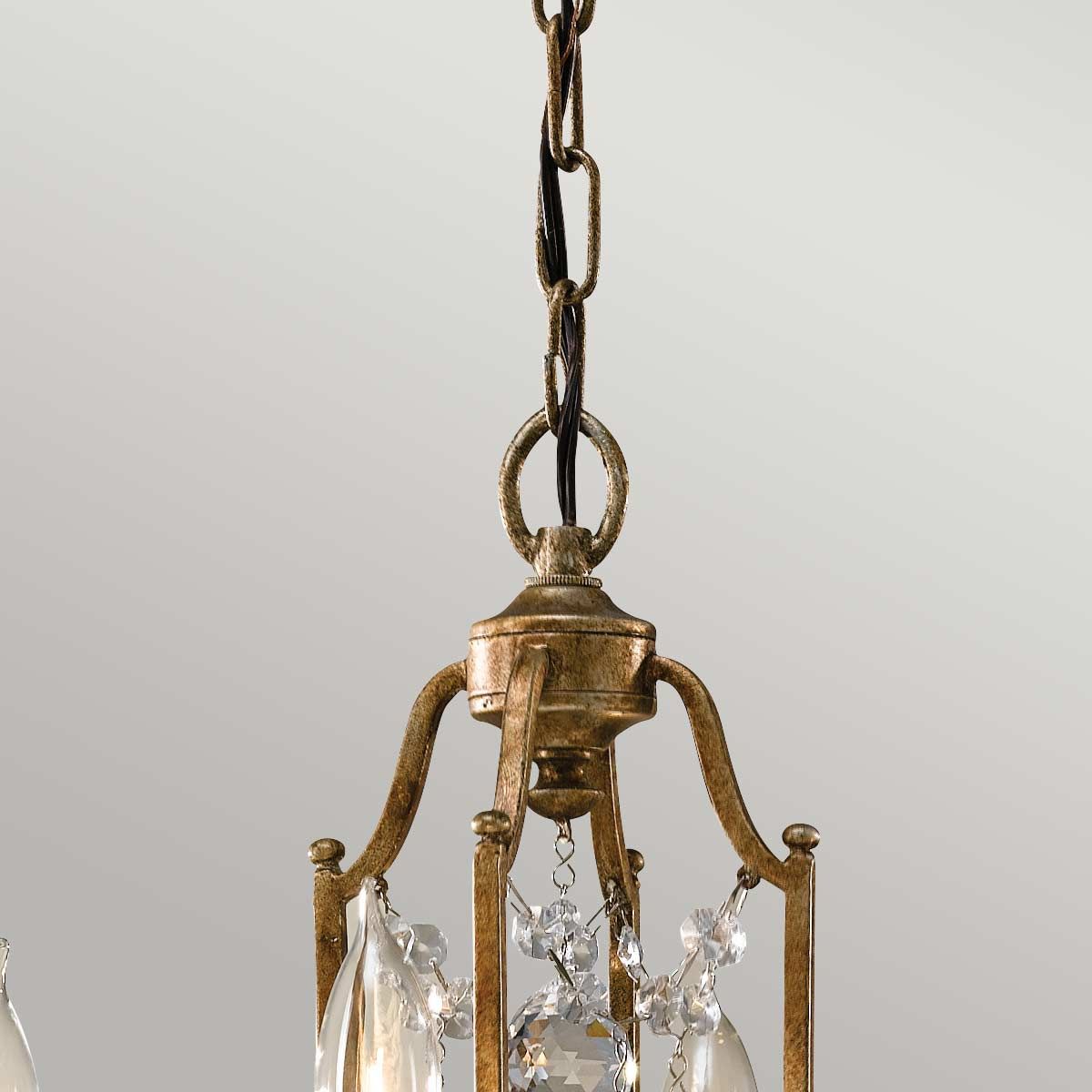 Valentina Steel 4 Light Chandelier Oxidized Bronze - FE-VALENTINA4