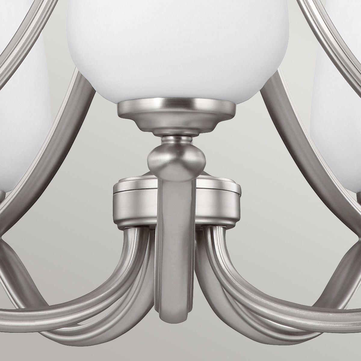 Vintner Steel 5 Light Chandelier Satin Nickel - FE-VINTNER5