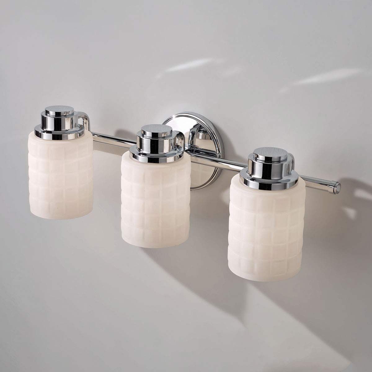 Wadsworth 3 Above Mirror Light Polished Chrome - FE-WADSWORTH3-BATH