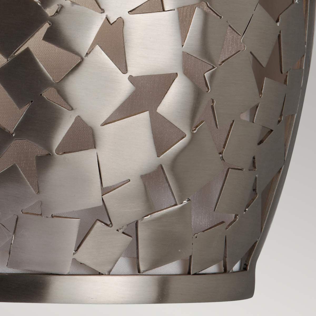 Zara 1 Light Wall Light Brushed Steel - FE-ZARA1