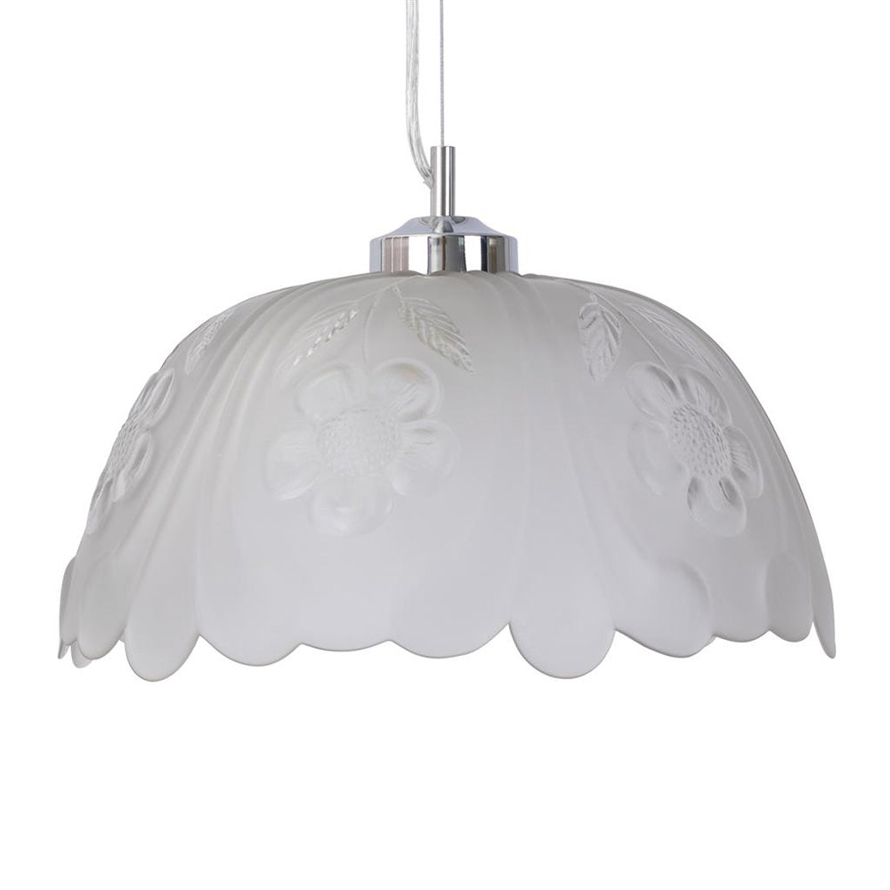 Buy Pendant Lights Australia Flora Pendant Light Frost Glass - 91560