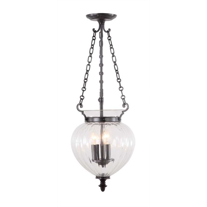 Finsbury Park 3 Light Medium Pendant Old Bronze - FP-P-M-OLD-BRZ