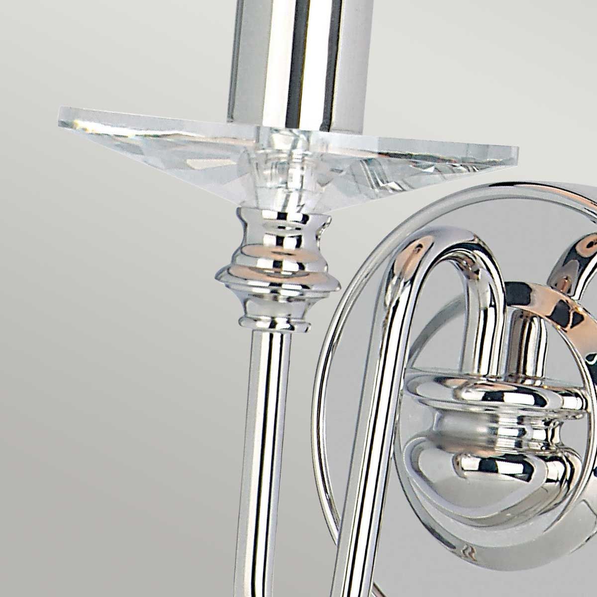 Finsbury Park 1 Light Wall Light Polished Nickel - FP1-POL-NICKEL