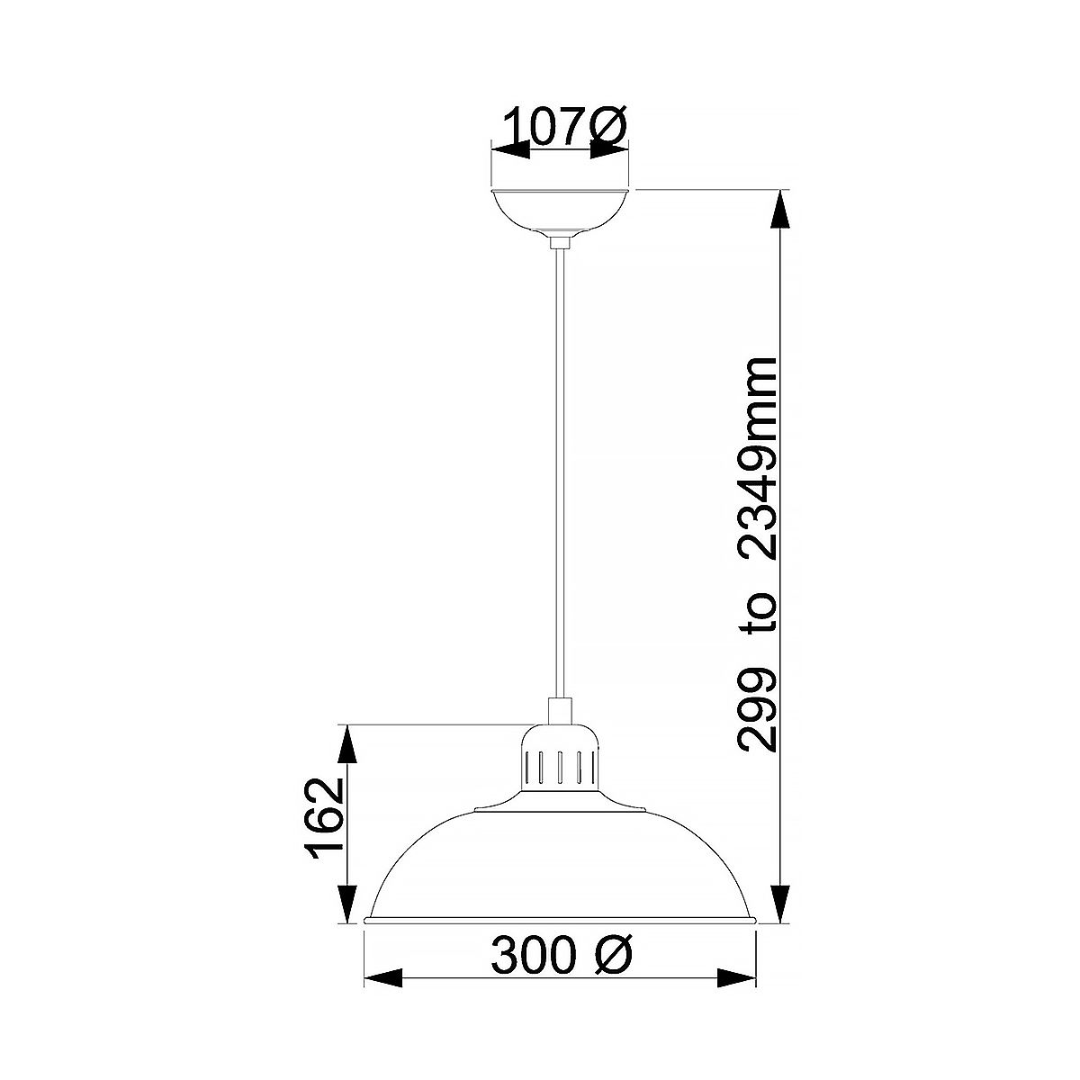 Franklin Pendant Light Cream - FRANKLIN-P-CR