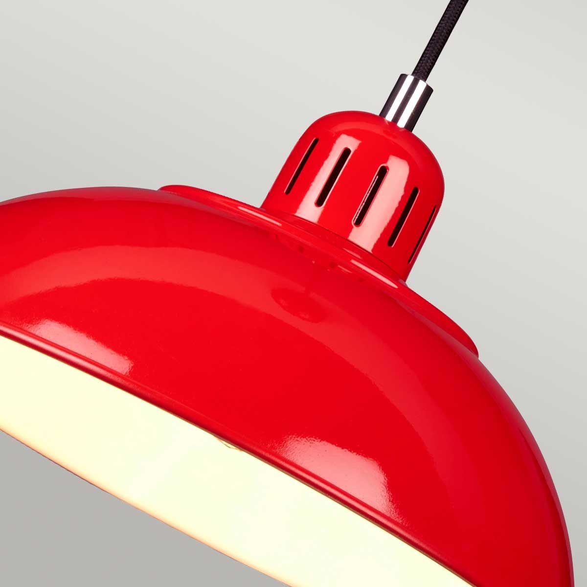 Franklin Pendant Light Red - FRANKLIN-P-RED