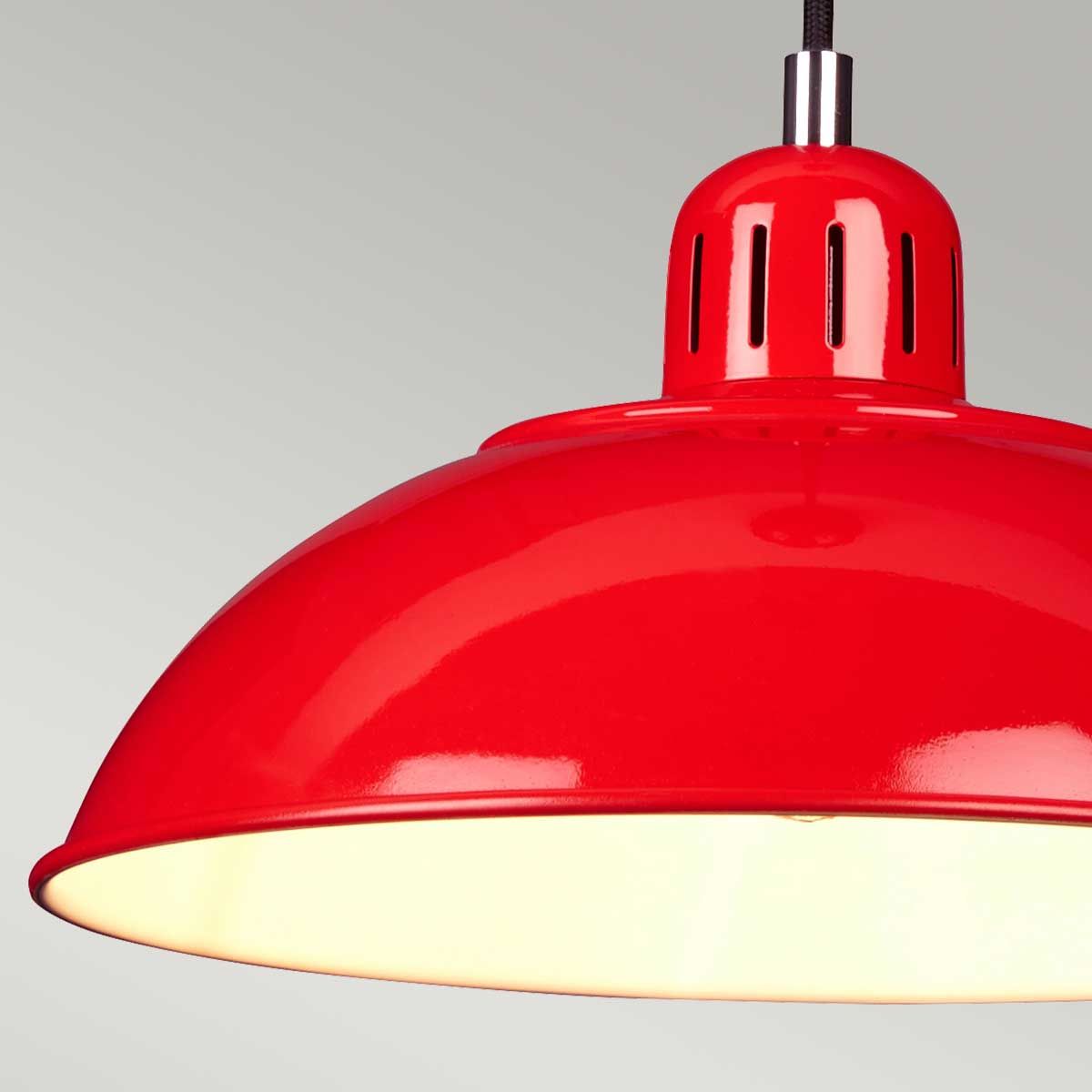 Franklin Pendant Light Red - FRANKLIN-P-RED