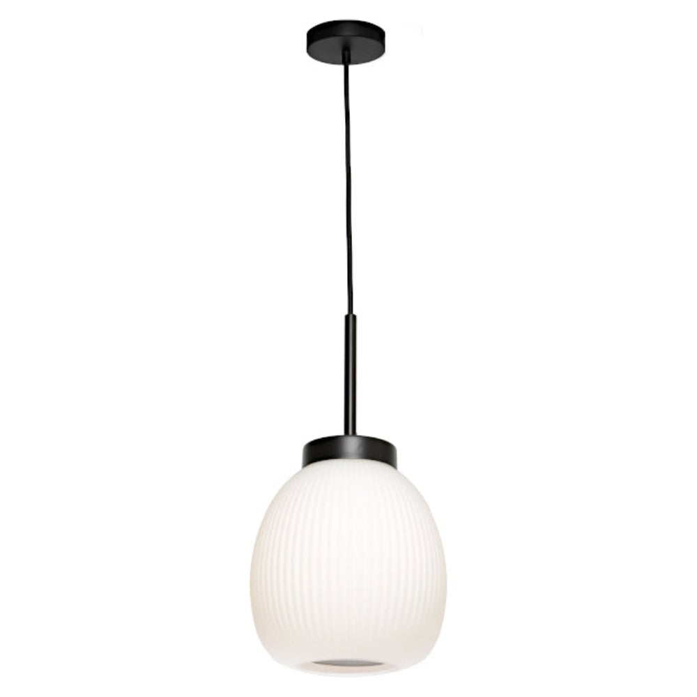 Buy Pendant Lights Australia Garman Pendant Light Black - GARM1PBLK