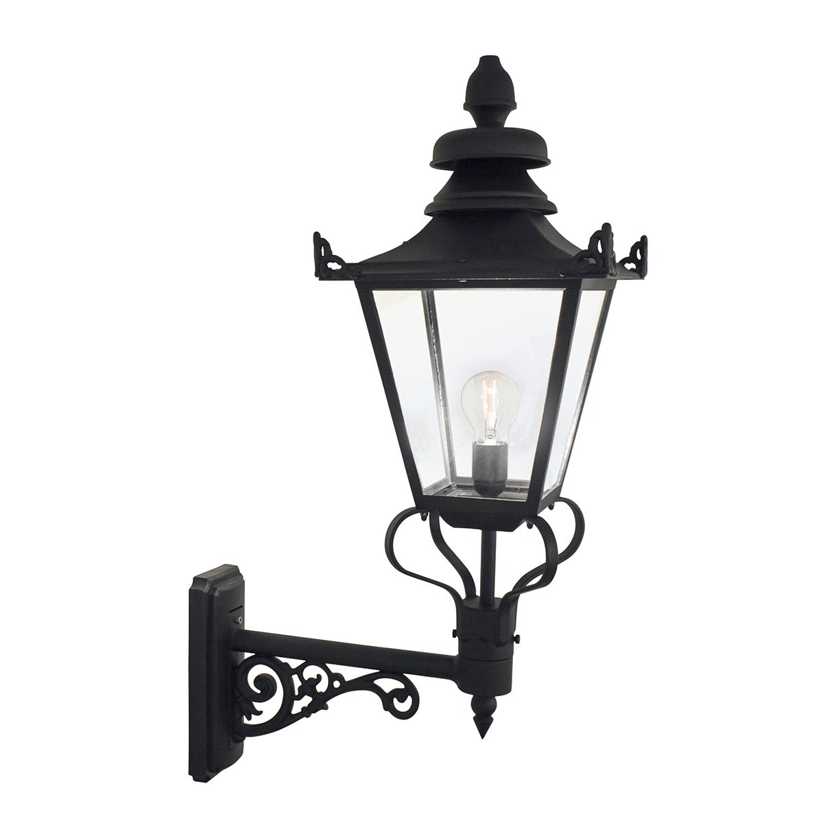 Grampian Light Wall Lantern Black - GB1-BLACK