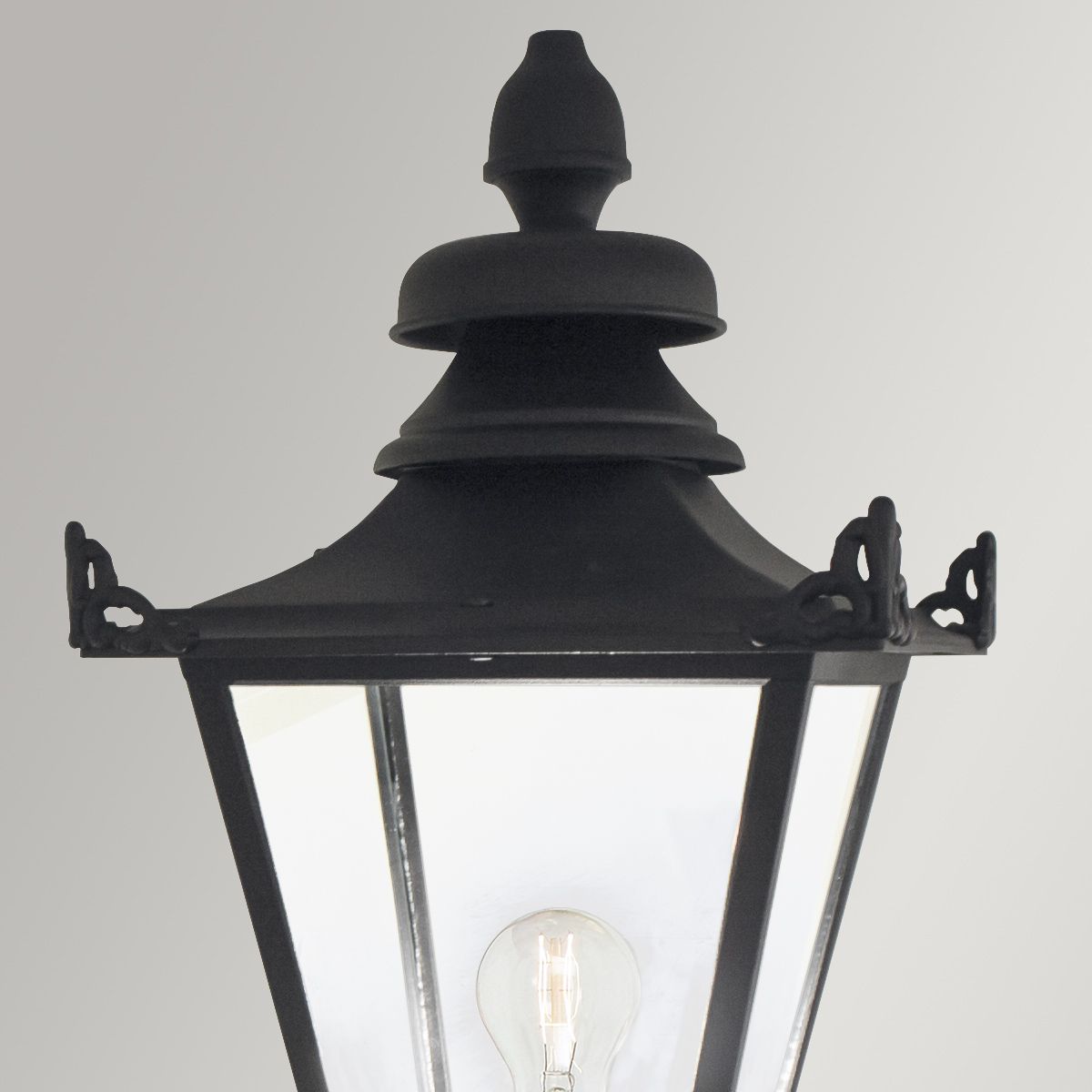 Grampian Light Wall Lantern Black - GB1-BLACK