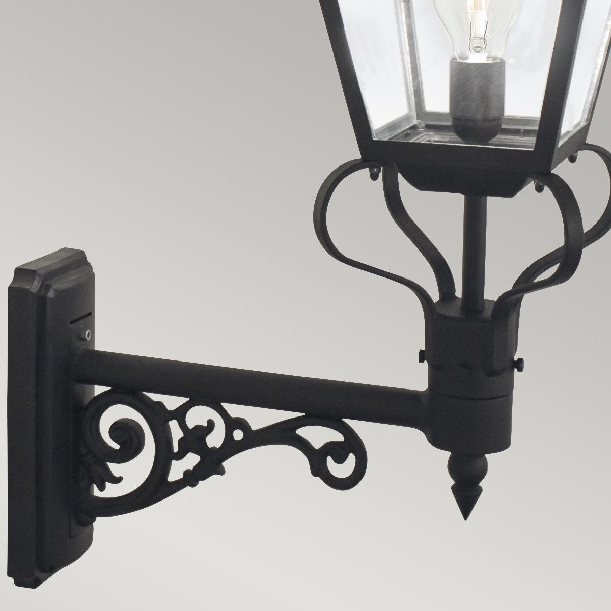 Grampian Light Wall Lantern Black - GB1-BLACK