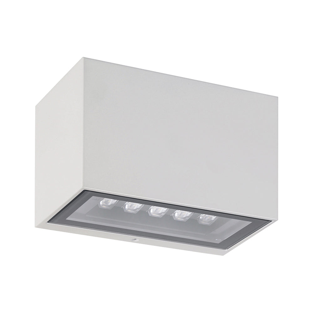 Buy Exterior Wall Lights Australia Geko 5.1 Exterior Wall Light Optics 10W Aluminium 2700K - GK5110