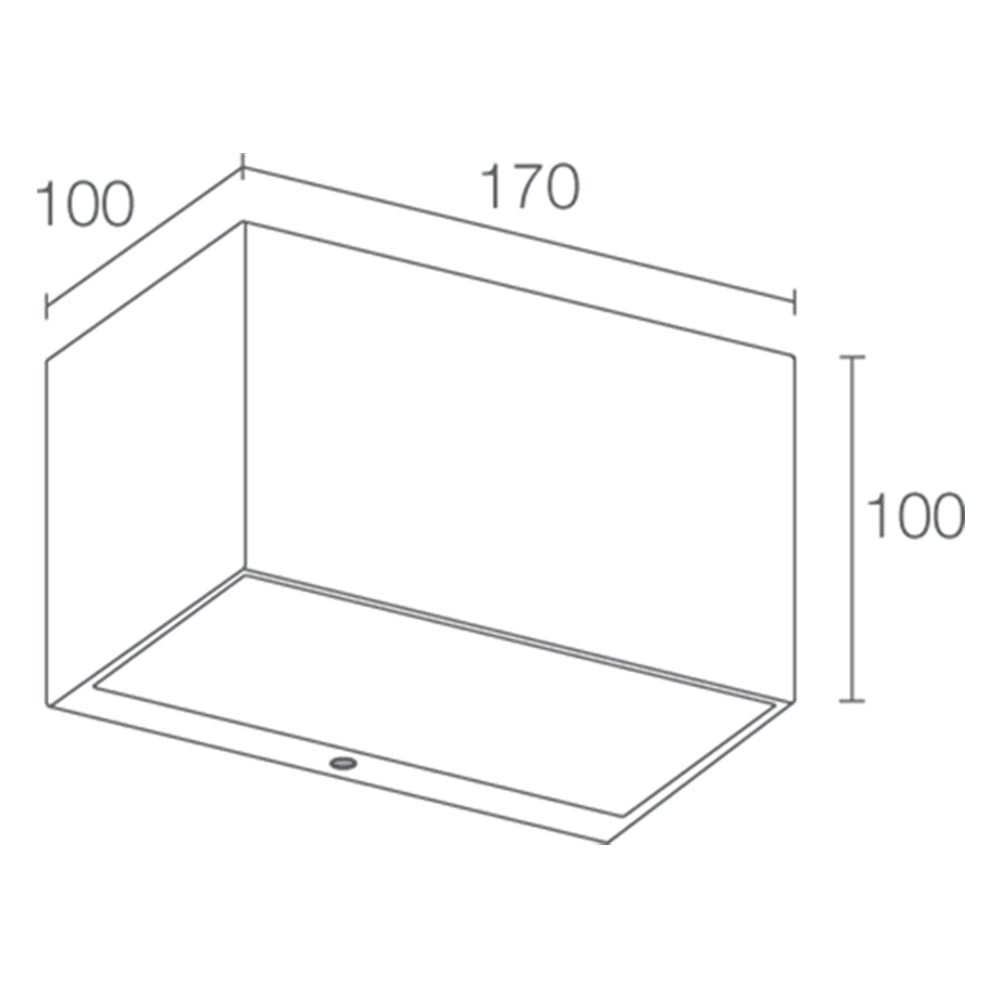 Buy Exterior Wall Lights Australia Geko 5.1 Exterior Wall Light Optics 10W Aluminium 5000K - GK5110