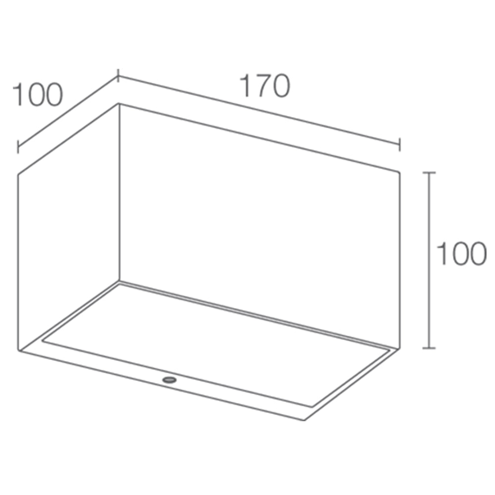 Buy Up / Down Wall Lights Australia Geko 6.1 Up & Down Wall Light Optics 20W Aluminium 4000K - GK6110