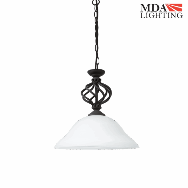 Geneva Small Pendant Light Black - MDAGEN1BK