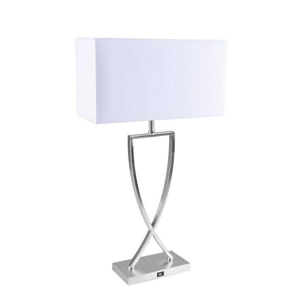 Buy Table Lamps Australia Giana Table Lamp Satin Chrome - 22543