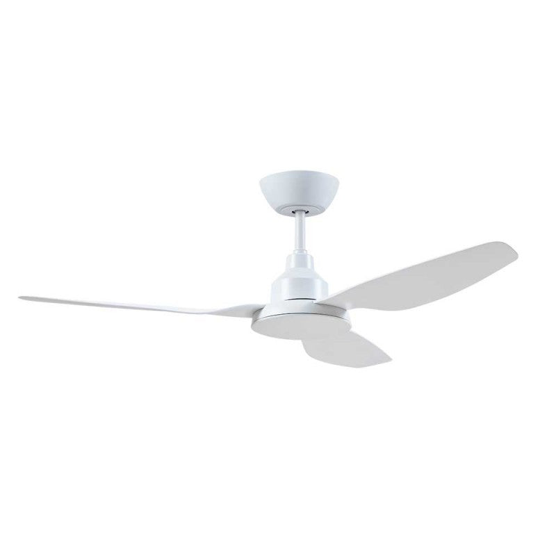 Glacier DC Ceiling Fan 48" White With CCT LED Light And Remote - GLA1203WH-L