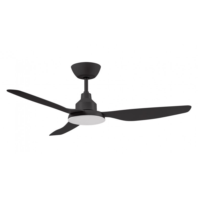 Glacier DC Ceiling Fan 56" Black With CCT LED Light And Remote - GLA1403BL-L