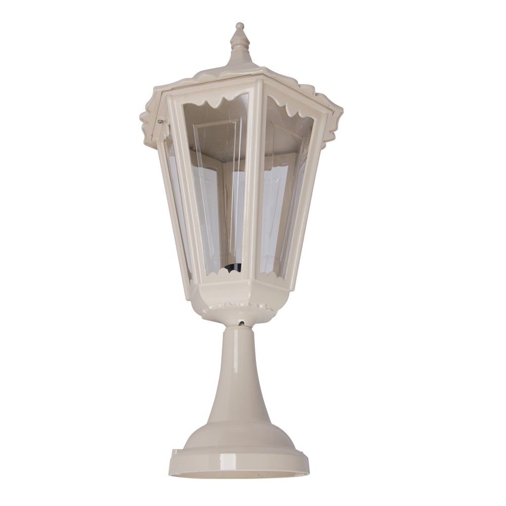 Buy Pillar & Pedestal Lights Australia Chester Pillar Light H660mm Beige Aluminium - 15074