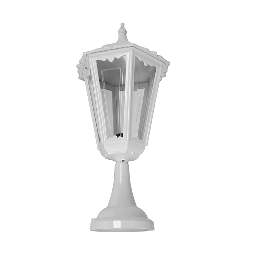Buy Pillar & Pedestal Lights Australia Chester Pillar Light H660mm White Aluminium - 15079