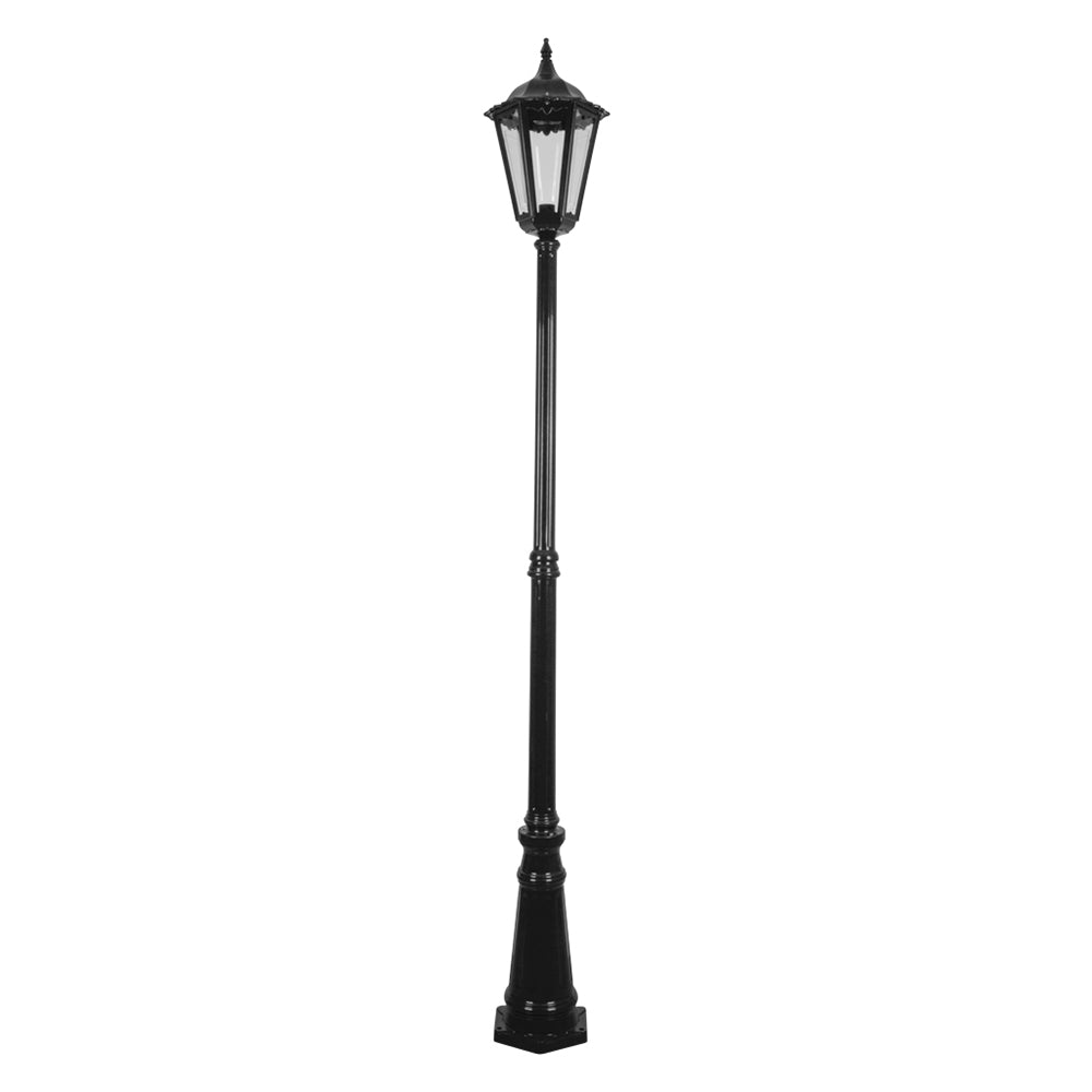 Buy Post Lights Australia Chester Post Light H2400mm Black Aluminium - 15093