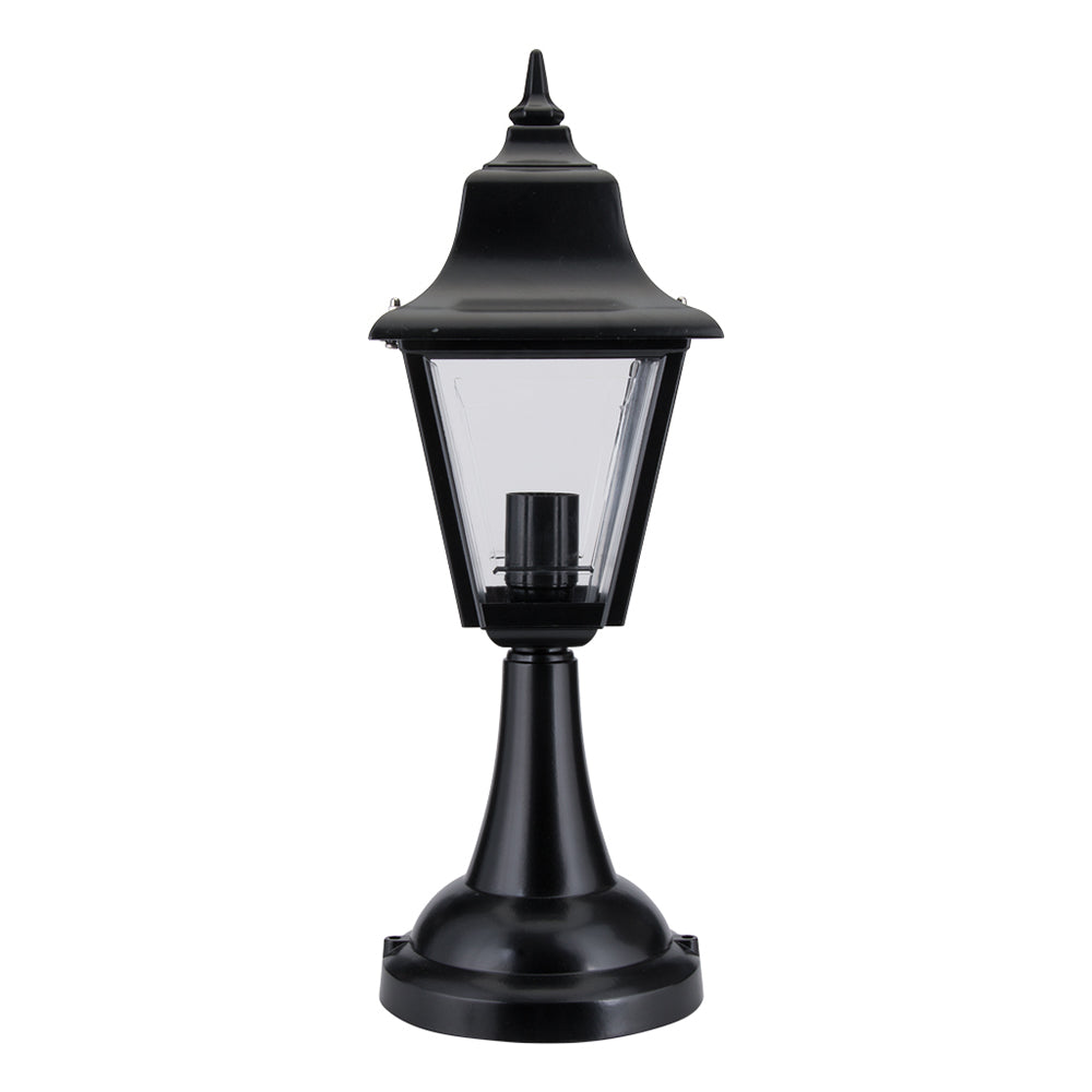 Buy Pillar & Pedestal Lights Australia Paris Pillar Pedestal H500mm Black Aluminium - 15129