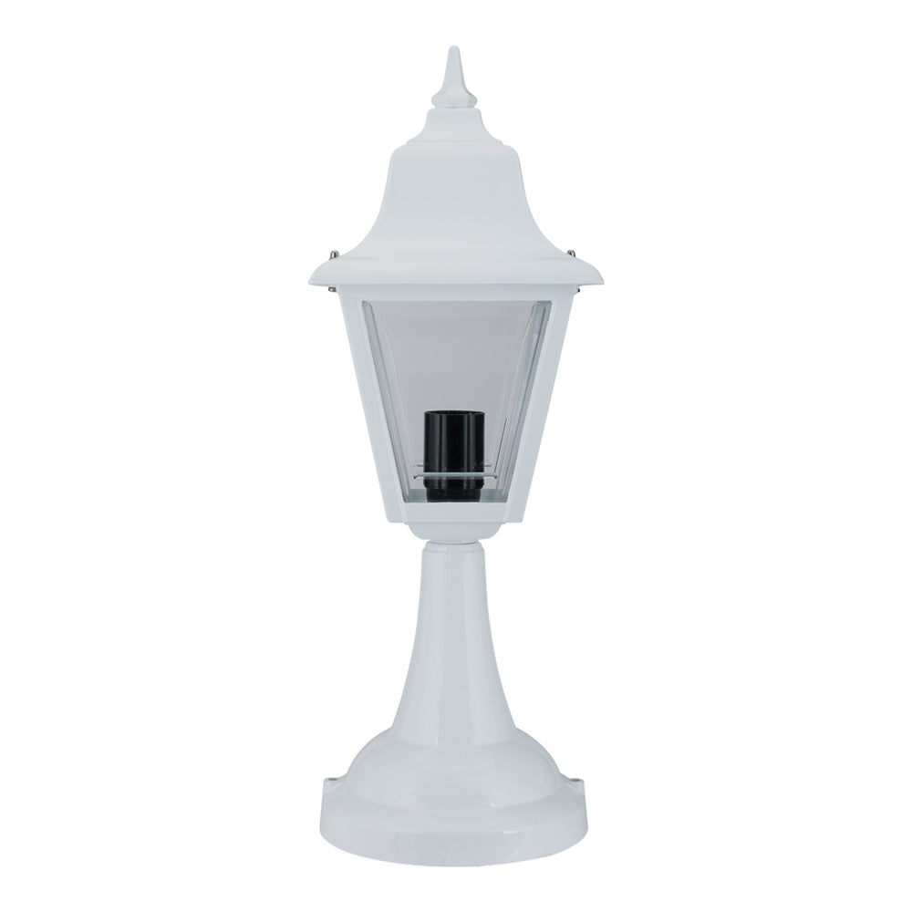 Buy Pillar & Pedestal Lights Australia Paris Pillar Pedestal H500mm White Aluminium - 15133