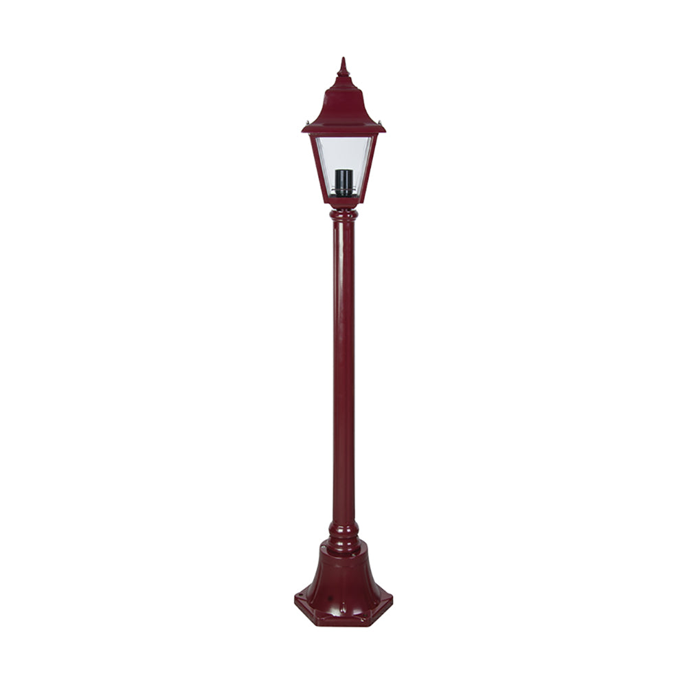 Buy Post Lights Australia Paris Post Light H1260mm Burgundy Aluminium - 15136