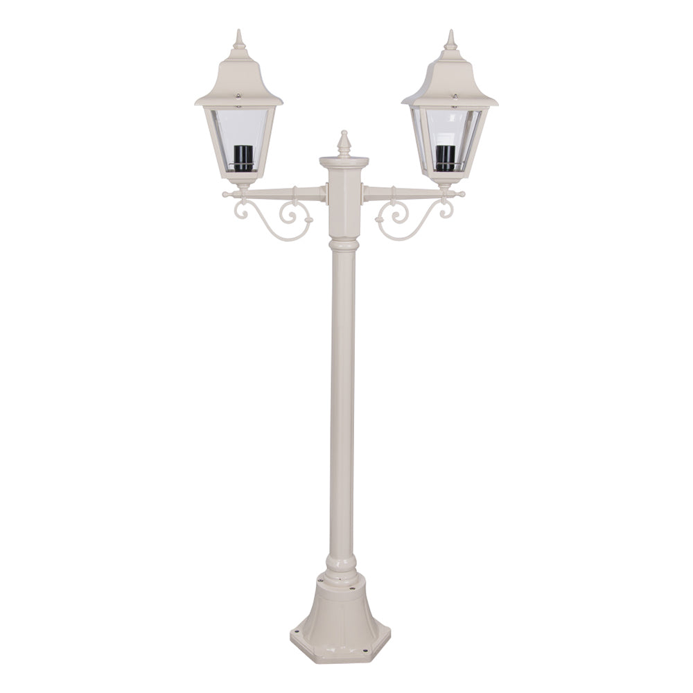 Buy Post Lights Australia Paris Post 2 Lights H1380 Beige Aluminium - 15140