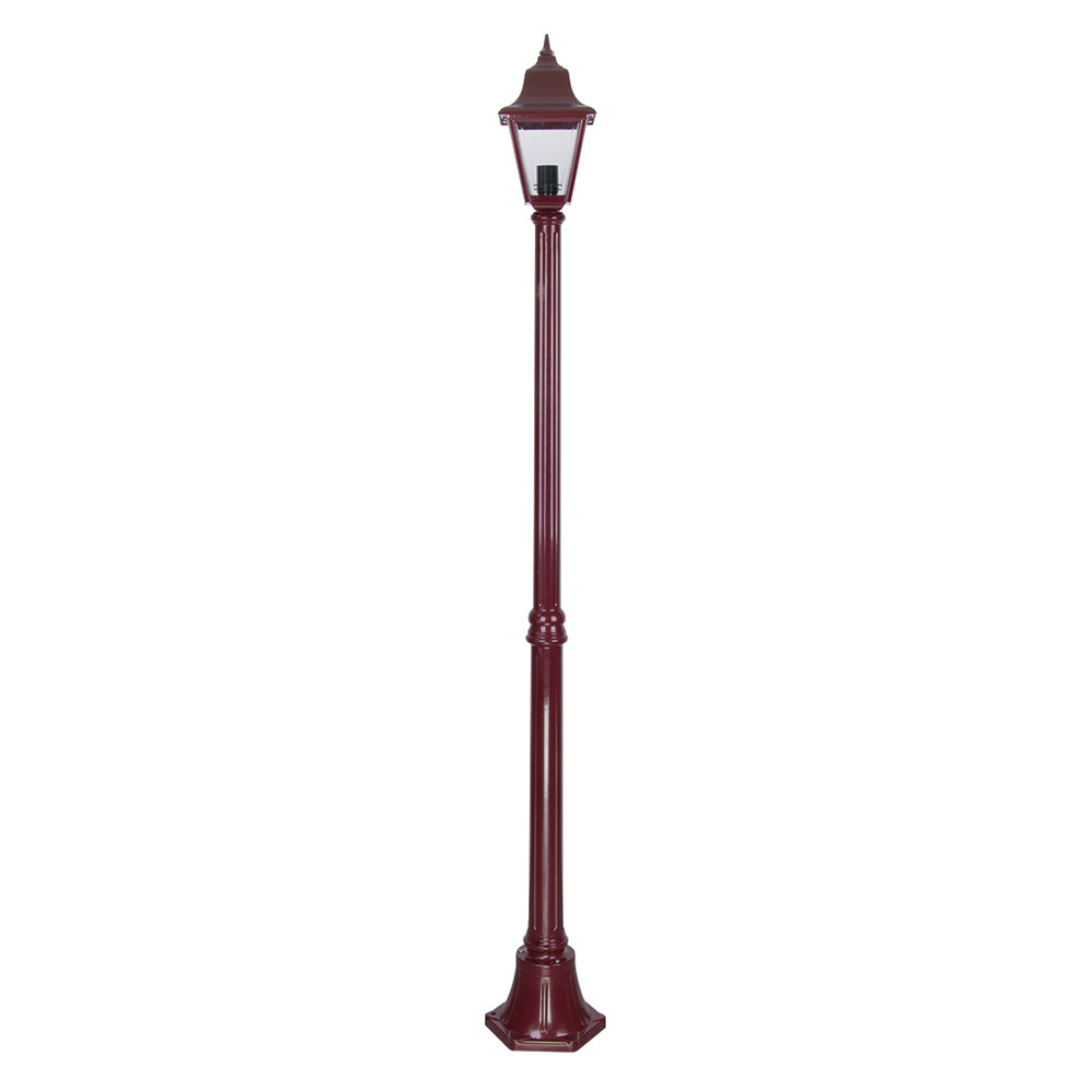 Buy Post Lights Australia Paris Post Light H1890mm Burgundy Aluminium - 15148