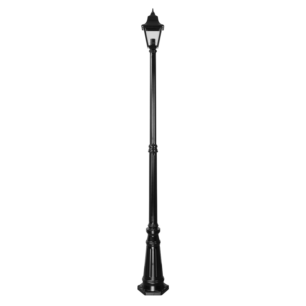 Buy Post Lights Australia Paris Post Light H2240mm Black Aluminium - 15159