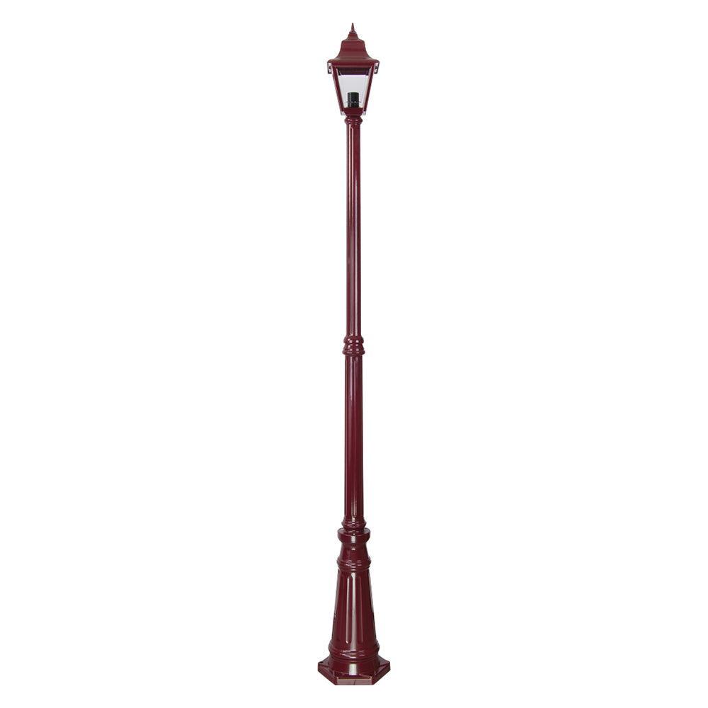 Buy Post Lights Australia Paris Post Light H2240mm Burgundy Aluminium - 15160