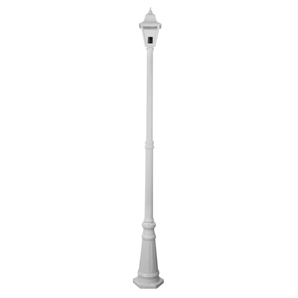 Buy Post Lights Australia Paris Post Light H2240mm White Aluminium - 15163