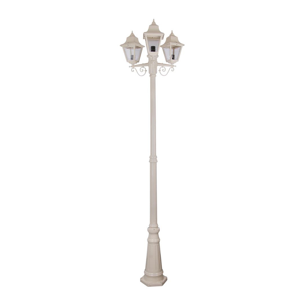 Buy Post Lights Australia Paris Post 3 Lights H2370mm Beige Aluminium - 15170