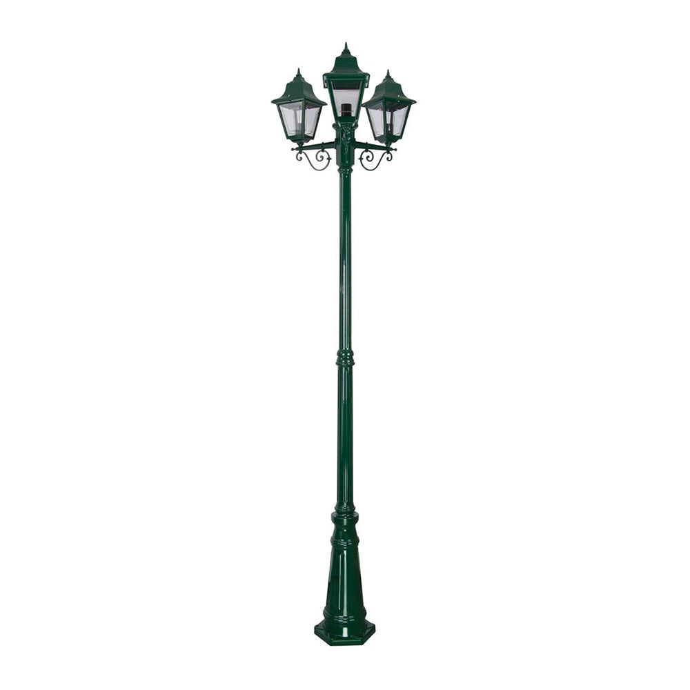 Buy Post Lights Australia Paris Post 3 Lights H2370mm Green Aluminium - 15173