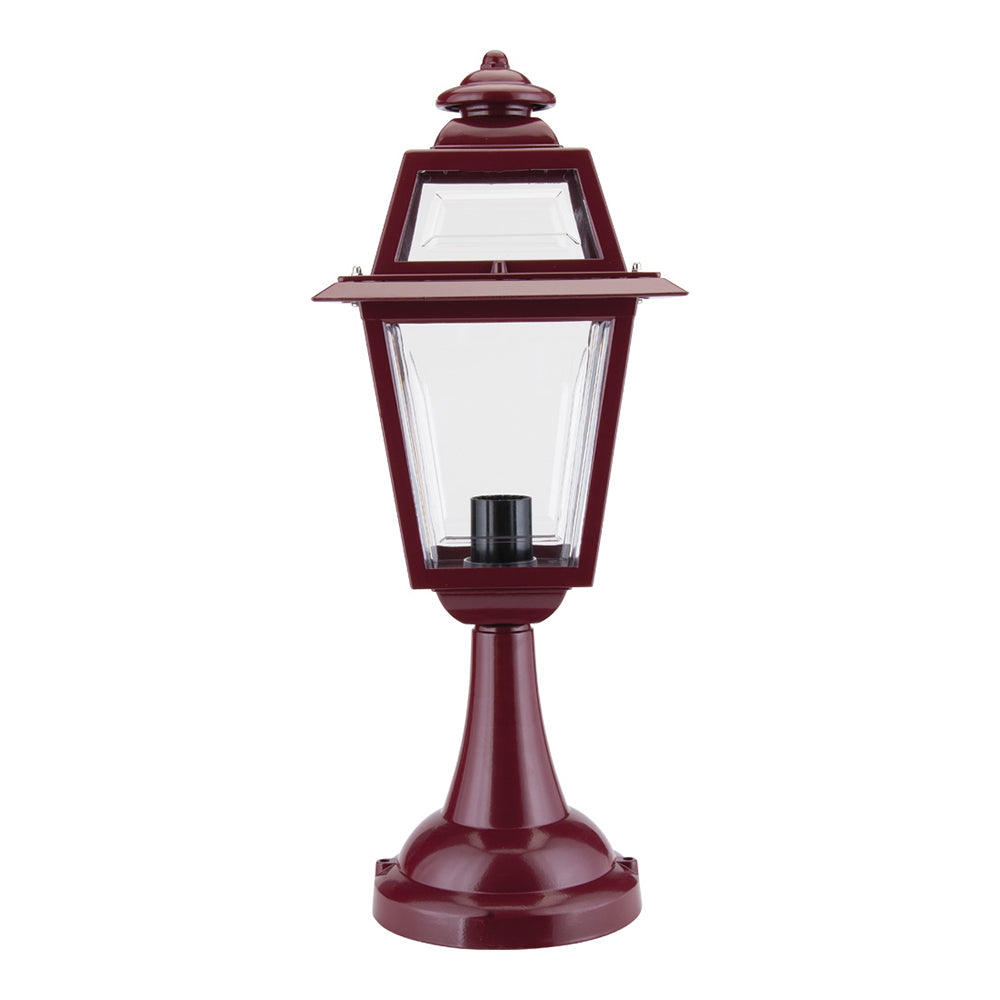 Buy Pillar & Pedestal Lights Australia Avignon Pillar Light H540mm Burgundy Aluminium - 15208