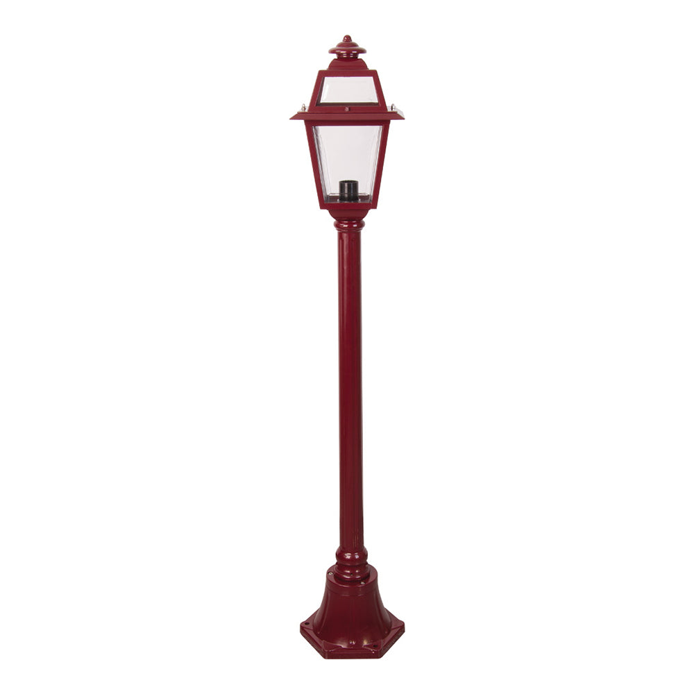 Buy Post Lights Australia Avignon Post Light H1300mm Burgundy Aluminium - 15214