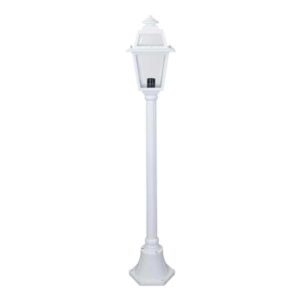 Avignon Post Light H1300mm White Aluminium - 15217