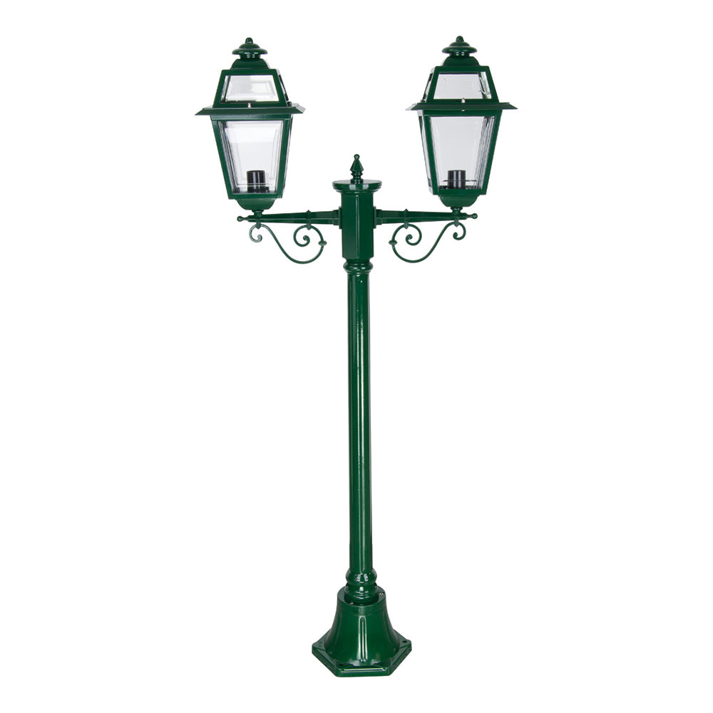 Buy Post Lights Australia Avignon Post 2 Lights H1410mm Green Aluminium - 15221