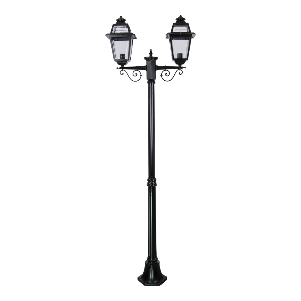 Buy Post Lights Australia Avignon Post 2 Lights H2040mm Black Aluminium - 15231