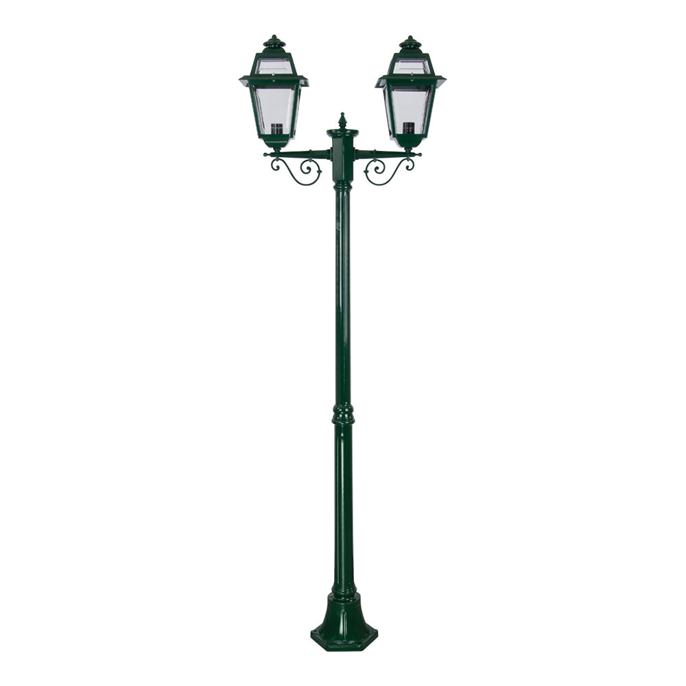 Avignon Post 2 Lights H2040mm Green Aluminium - 15233