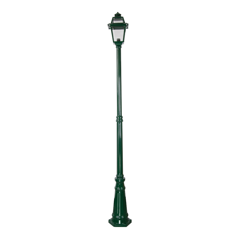 Avignon Post Light H2290mm Green Aluminium - 15239