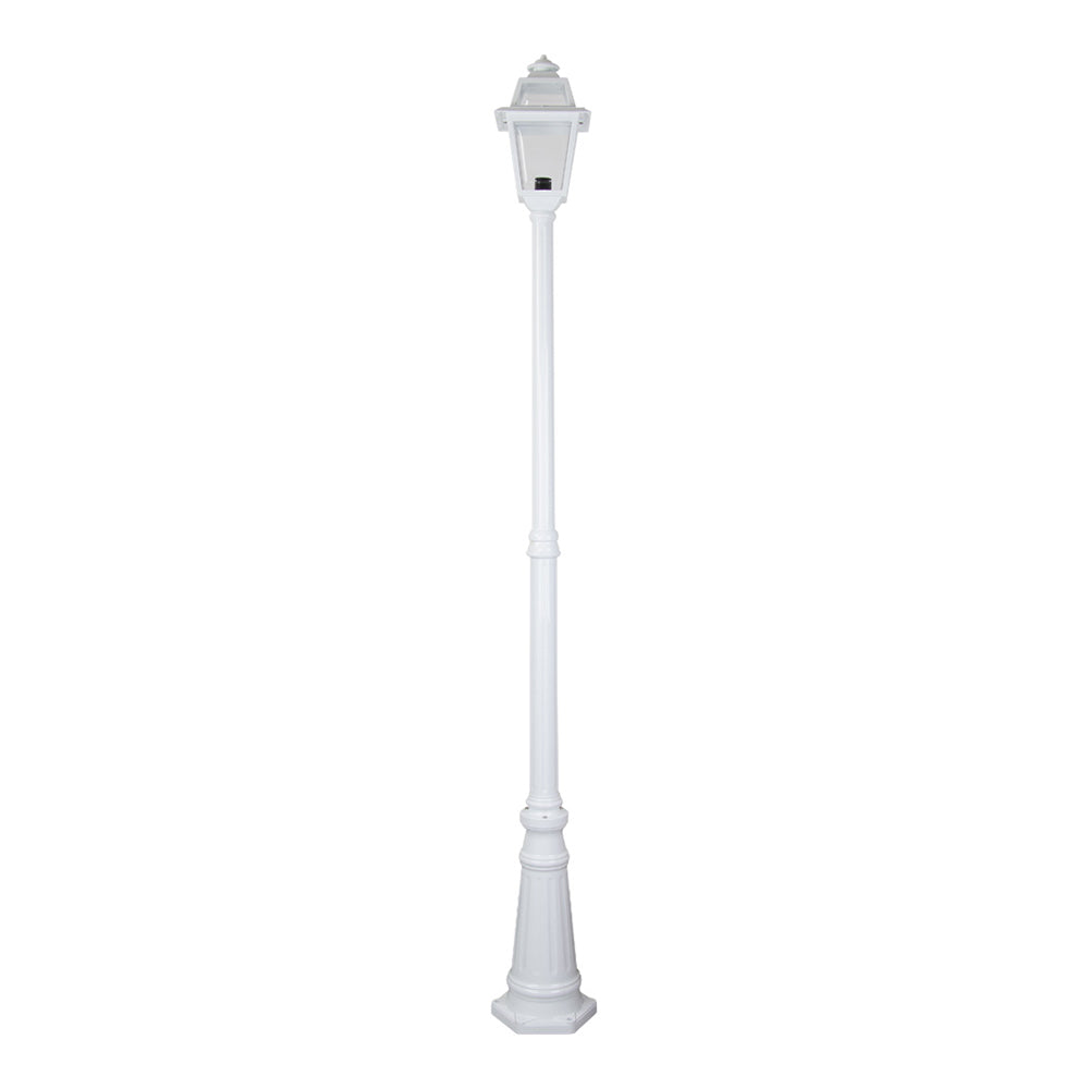 Avignon Post Light H2290mm White Aluminium - 15241
