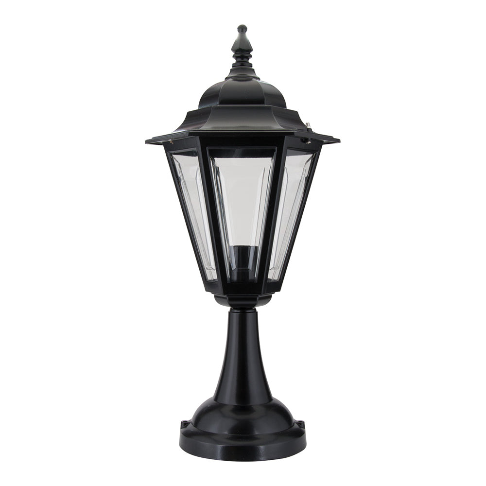 Buy Pillar & Pedestal Lights Australia Turin Pillar Light H565mm Black Aluminium - 15429