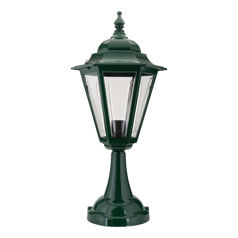 Buy Pillar & Pedestal Lights Australia Turin Pillar Light H565mm Green Aluminium - 15497